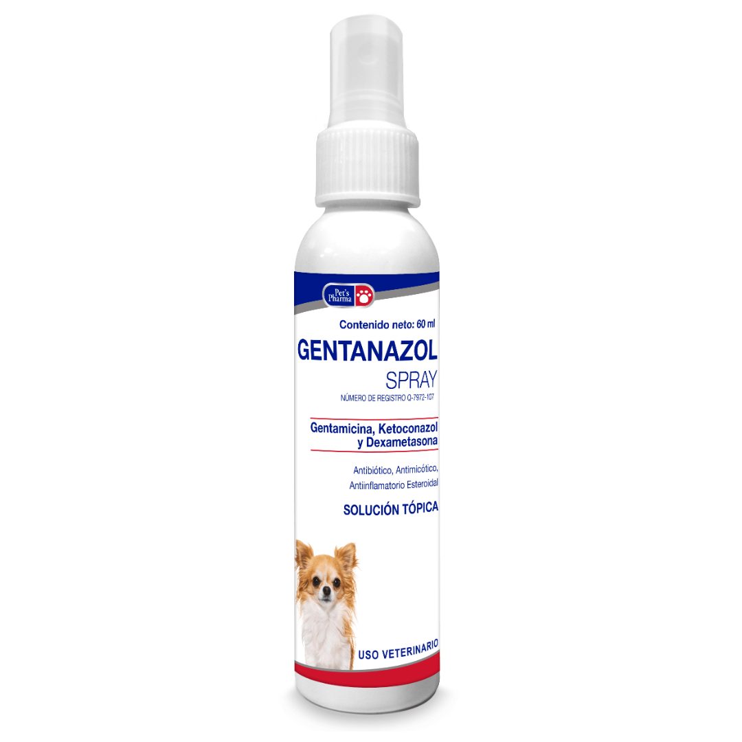 Gentanazol Spray Solución Tópica 60ml - Pet's Pharma Gentanazol Spray Solución Tópica 60ml - Pet's Pharma